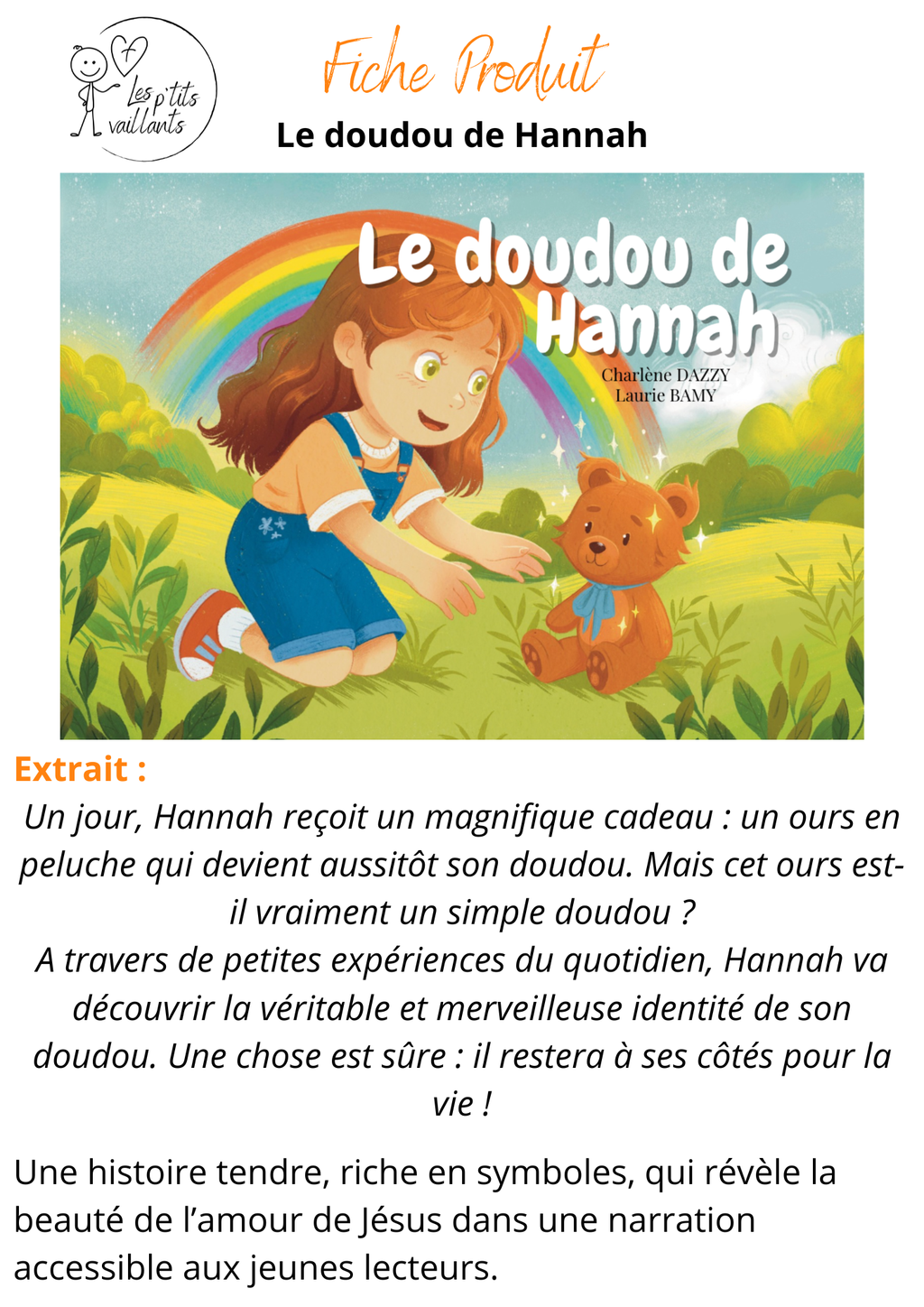 Le Rituel des petits pas avec Hannah